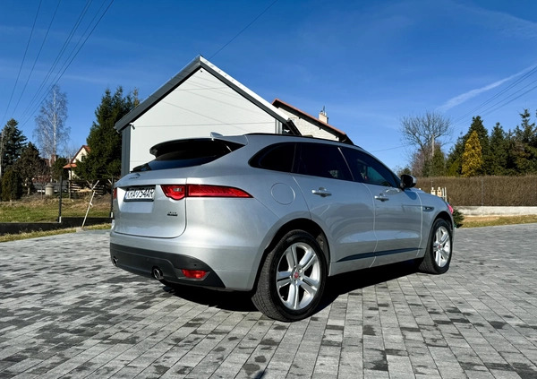 Jaguar F-Pace cena 142999 przebieg: 188000, rok produkcji 2017 z Jaworzno małe 631